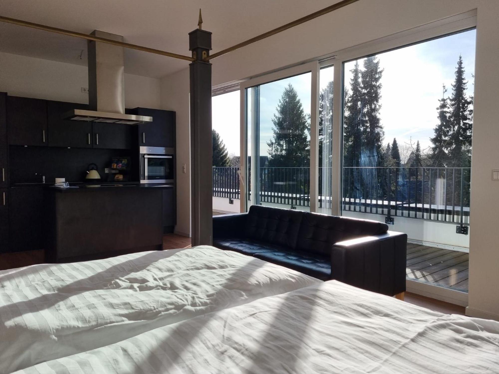 Stylische Penthouse Wohnung Hamburg Zewnętrze zdjęcie